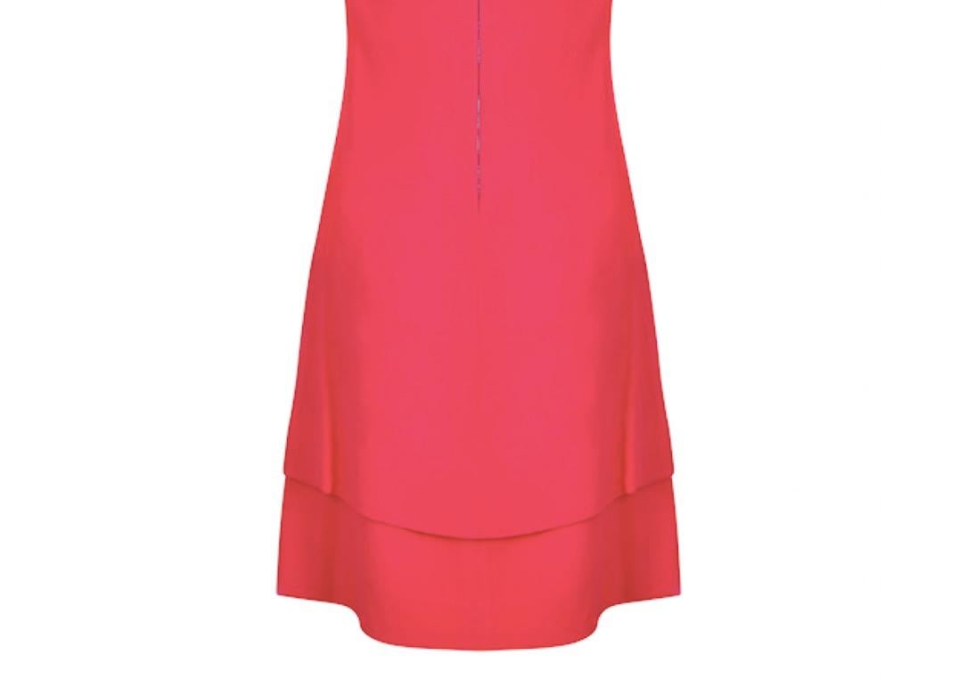 Women's 1960s Alice Goyer French Couture Cerise Pink Dress
