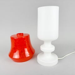 1960's All-Glass Table Lamp, Czechoslovakia