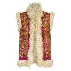 1960's All Over Embroidered Afghan Gilet