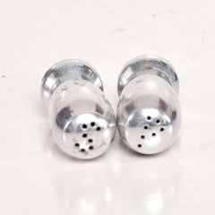 1960s Aluminum Bomb Bullet Missile Salt Pepper Shakers Airstream Industrial