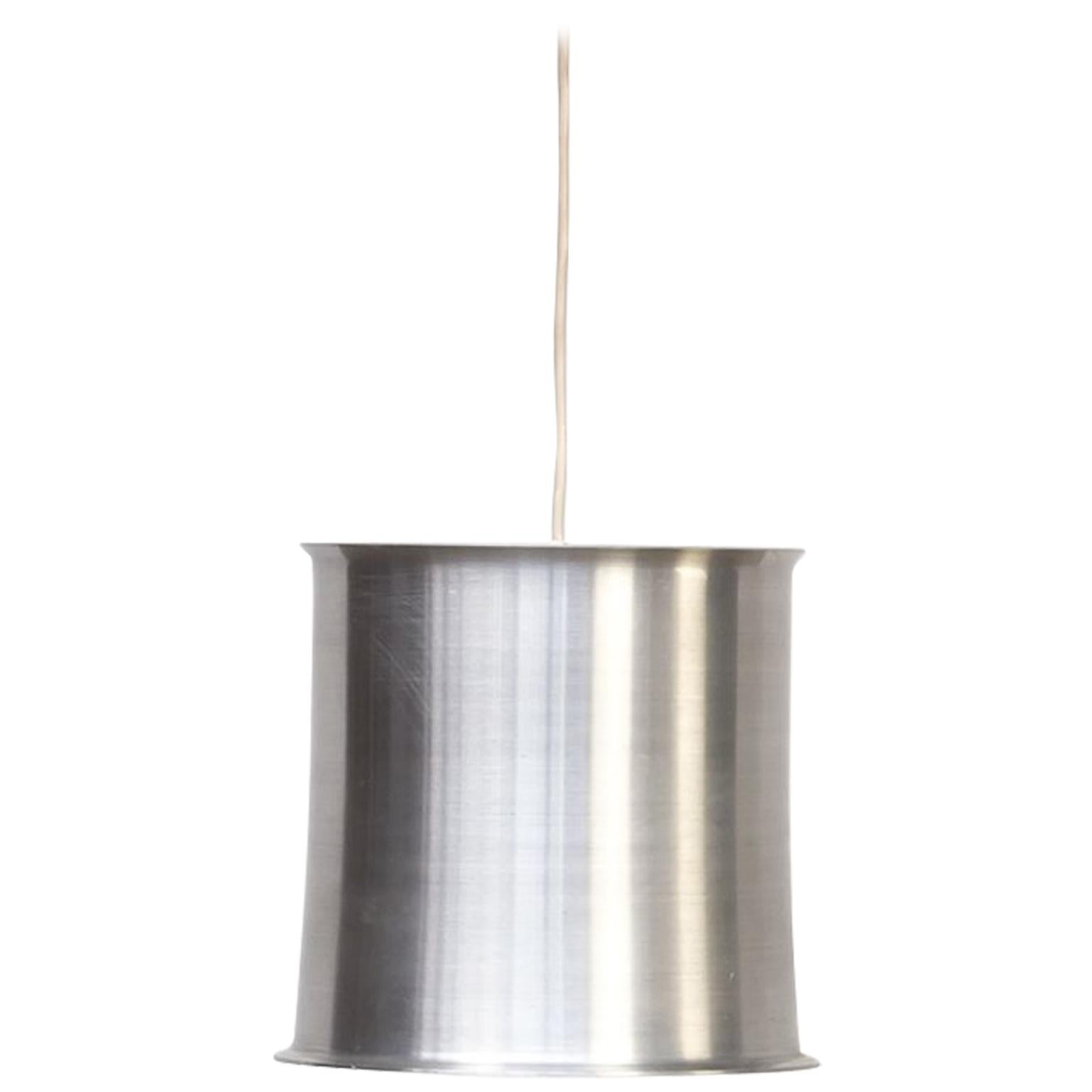 1960s Aluminum Pendant Hanging Lamp For Sale