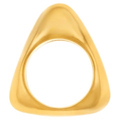 1960s American Modernist Gold Ring