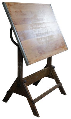 1960s Anco Bilt Industrial Architectural Drawing Table Adjustable Drafting Desk
