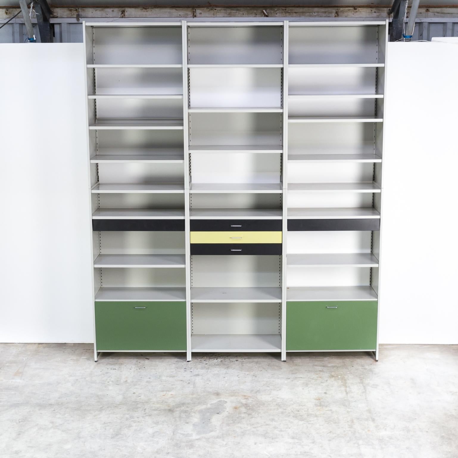 1960s André Cordemeyer Giant Model 5600 Metal Wall Unit for Gispen For Sale 8
