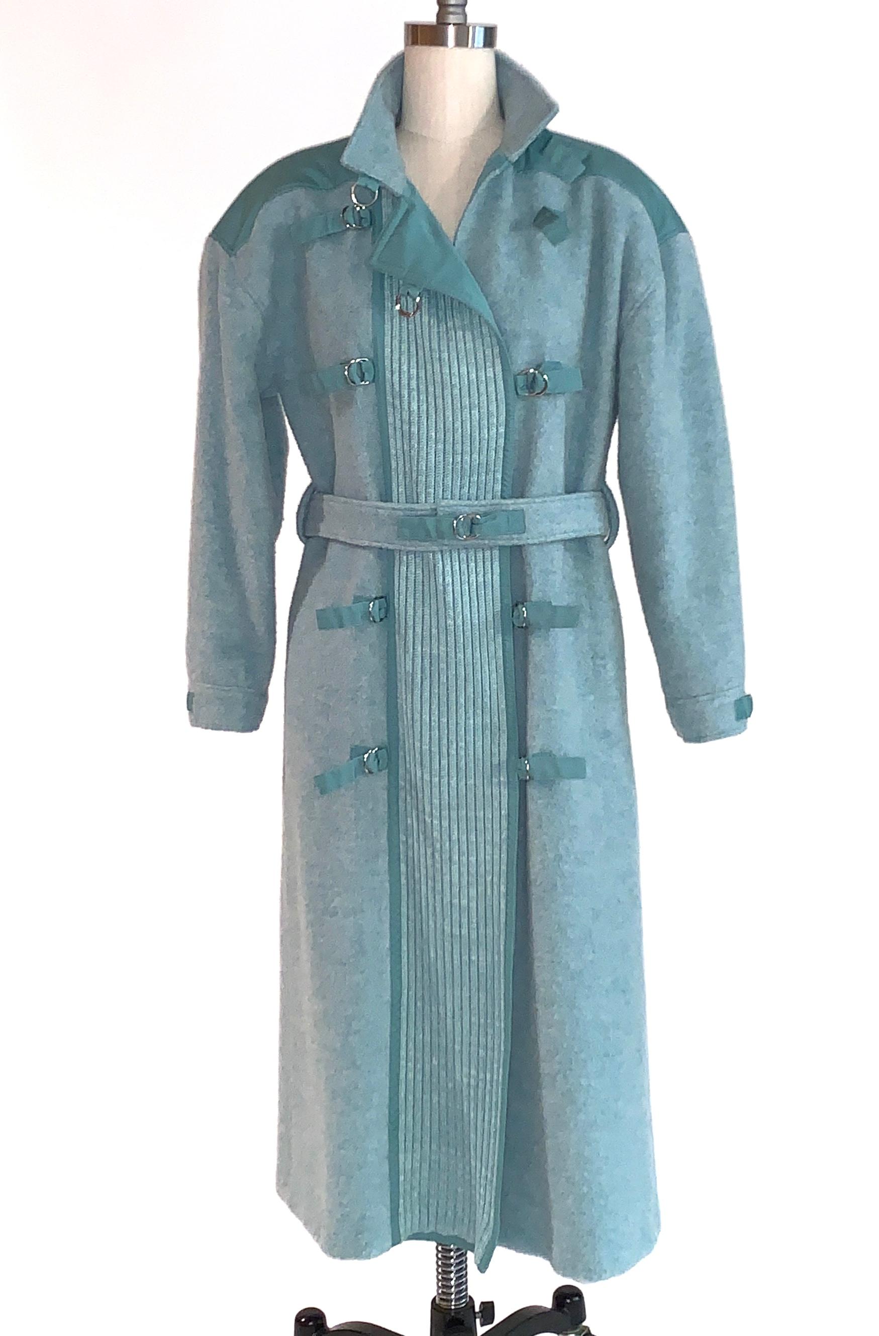 blue mohair coat