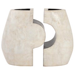 Vasi scultorei in ceramica smaltata di Andree e A. Michel Hirlet del 1960