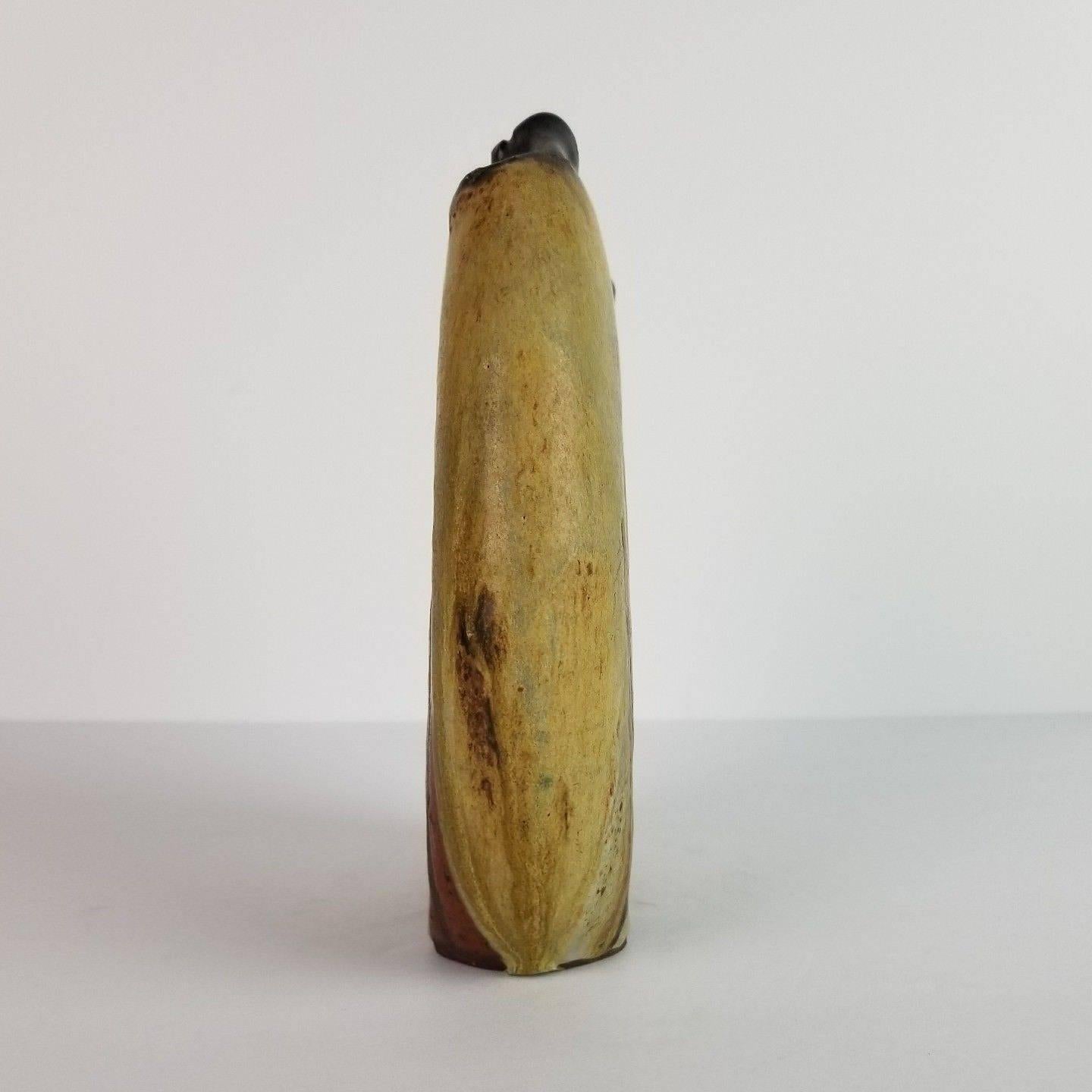 Mid-Century Modern 1960s Andrew Bergloff Abstract Expressionist Vase