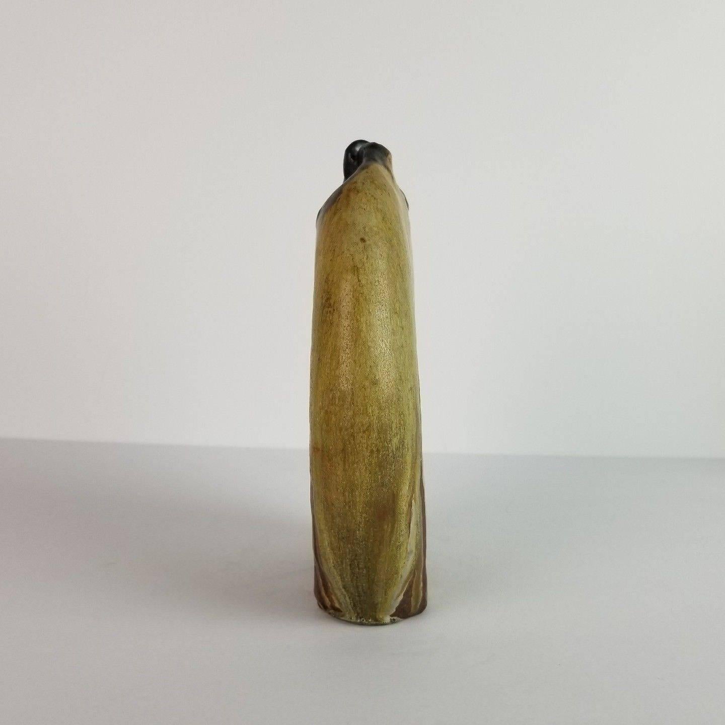 1960s Andrew Bergloff Abstract Expressionist Vase In Excellent Condition In Sacramento, CA