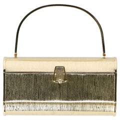 1960s A.N.G.E.L.O. Vintage Cult Golden Rigid Mini Bag