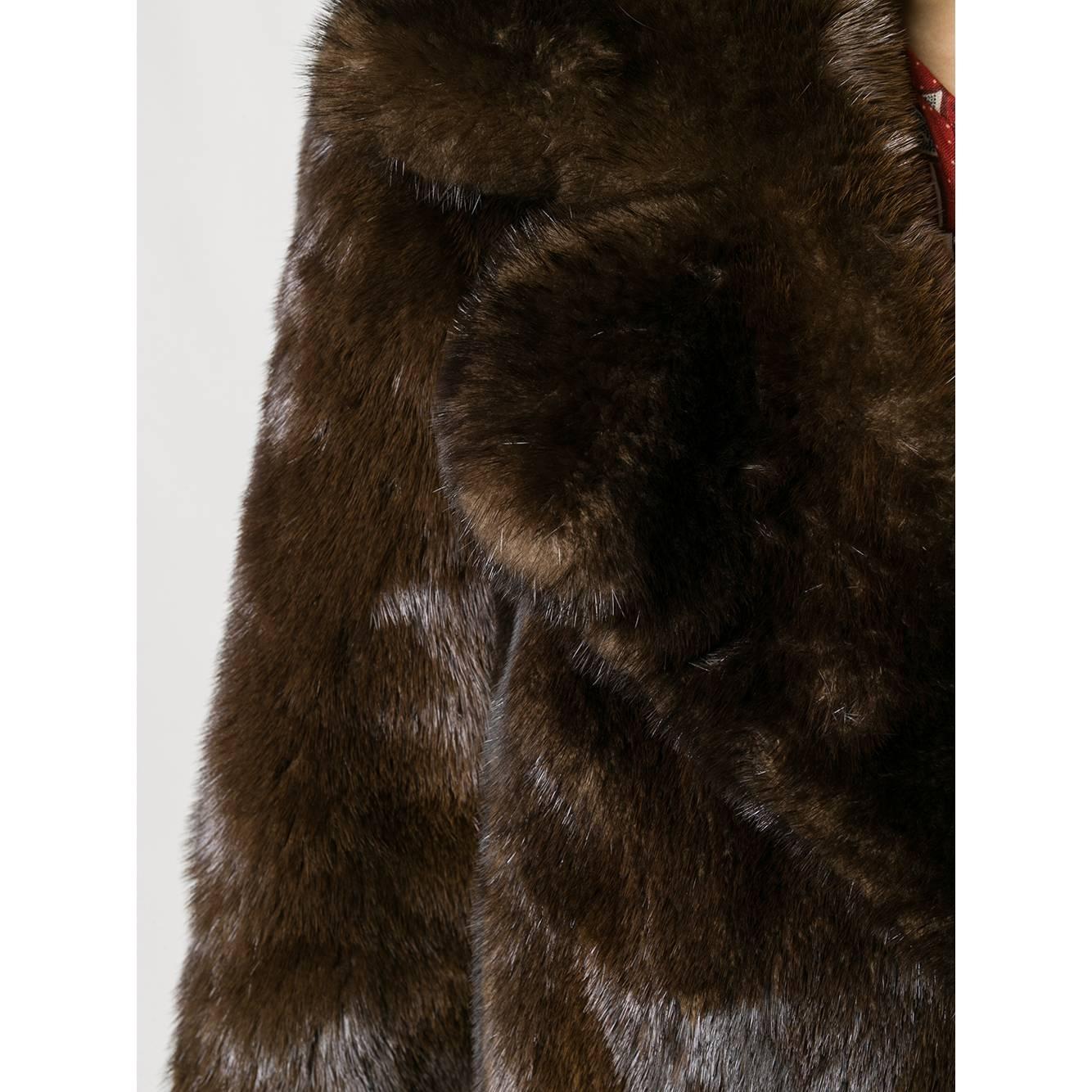 1960s A.N.G.E.L.O. Vintage Cult Mink Fur Coat In Excellent Condition For Sale In Lugo (RA), IT