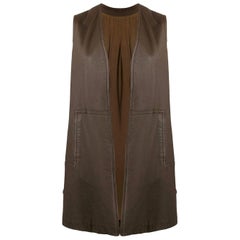 1960s A.N.G.E.L.O. Vintage Cult Multicolor Leather Vest