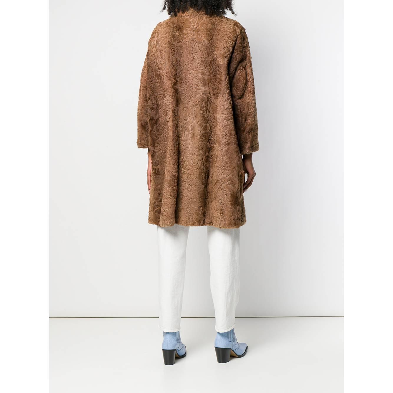 Brown 1960s A.N.G.E.L.O. Vintage Cult Persian Fur Coat