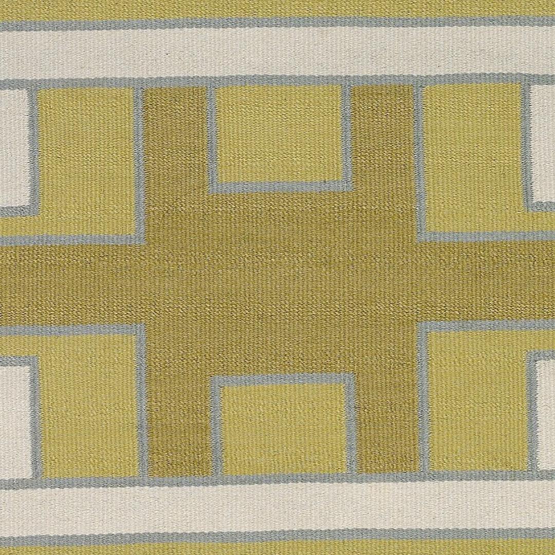 Mid-17th Century 1960s Anna Thommesen Unique Handwoven Carpet with Geometric Pattern For Sale