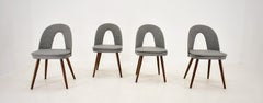 1960s Antonin Suman Set of Four Dining Chairs, Czechoslovakia