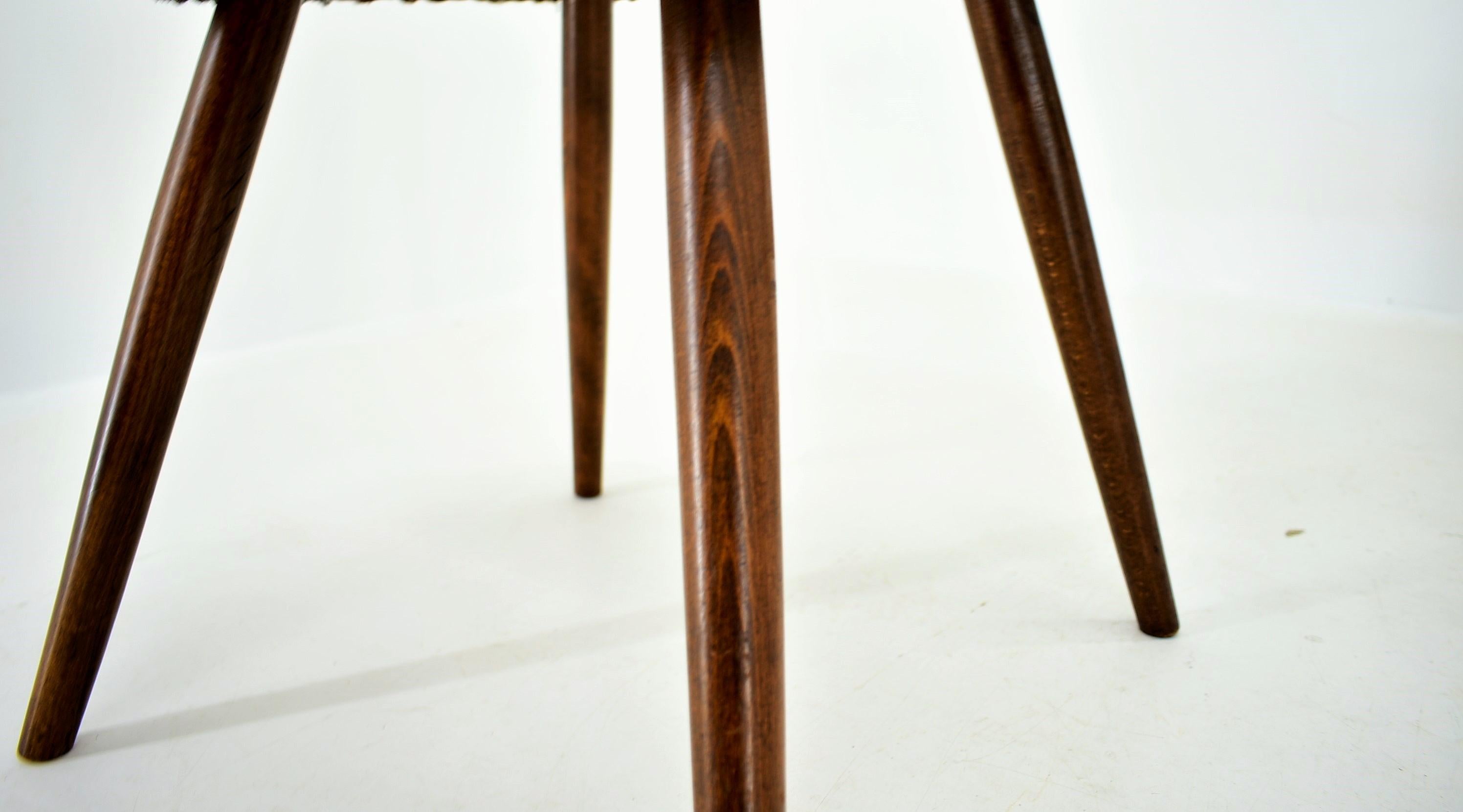 1960s Antonin Suman Set of Four Dining Chairs, Czechoslovakia For Sale 3