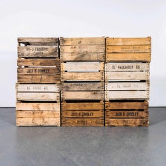 1960's Apple Pickers Fruit Crates - Small Batch Available