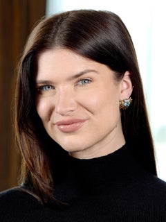 1960's Aquamarine Diamond Platinum 14 Karat Yellow Gold Vintage Fanning Earrings