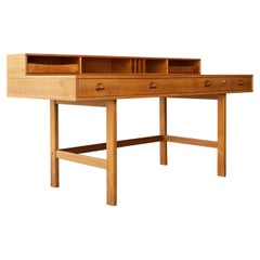 Architect Table Lovig Flip-Top Teak Partners Desk Scandinavian Midcentury Danish