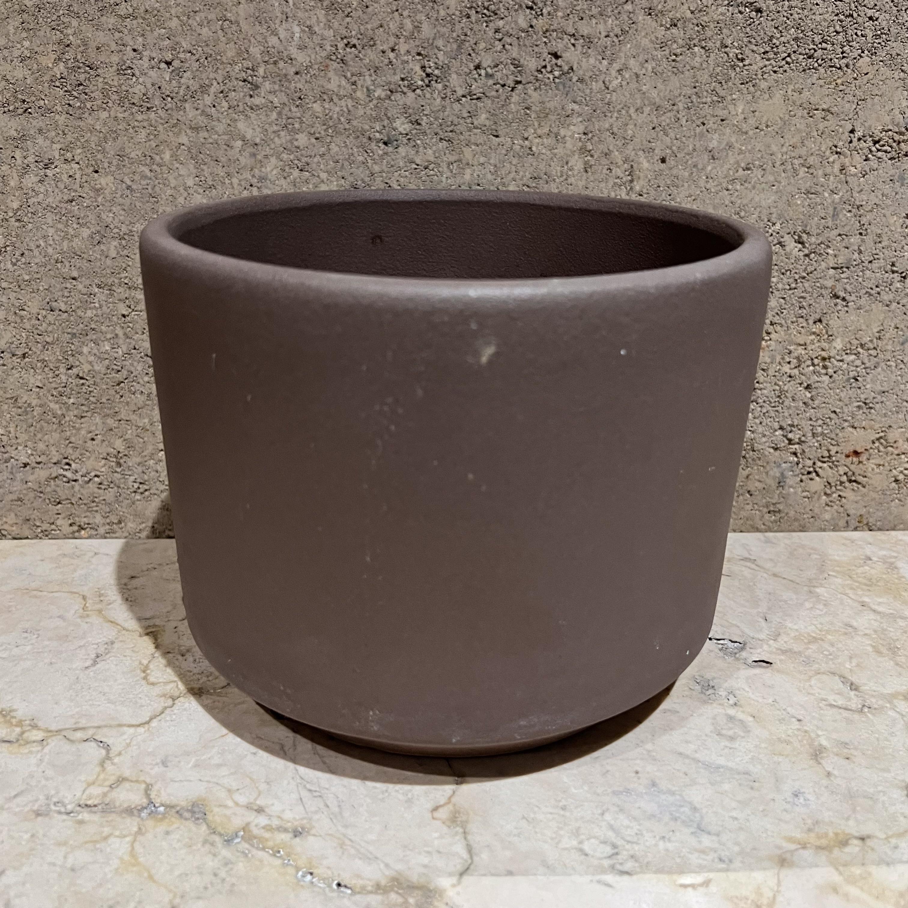 1960s Architectural Pottery by Gainey Ceramics Brown Planter Pot La Verne Calif 5
