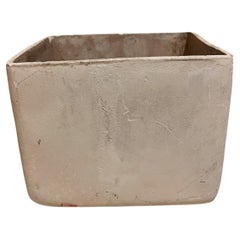 1960s Architectural Pottery Square Bisque Planter Style John Follis