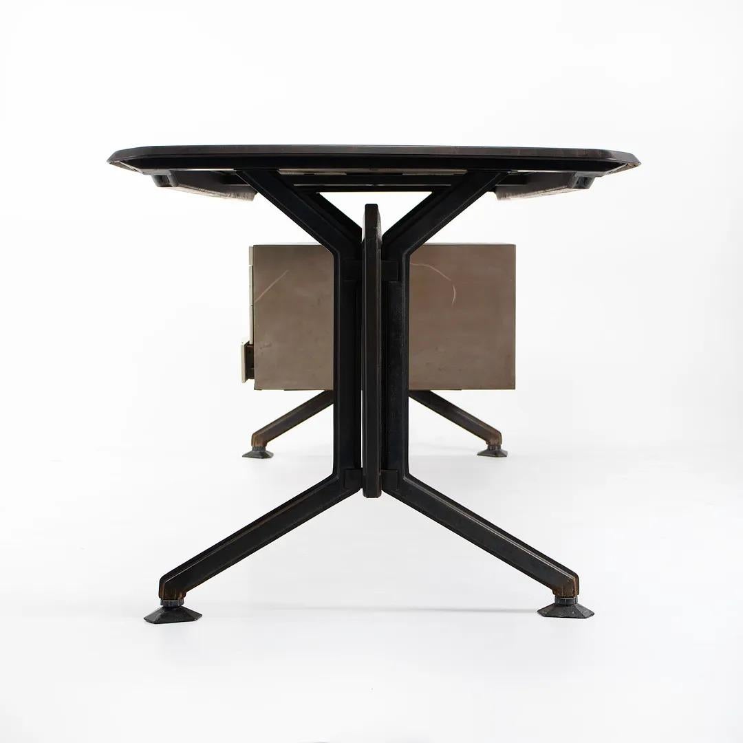 1960er Arco Office 3-Schubladen-Schreibtisch von Studio BBPR für Olivetti Sintesis im Angebot 1