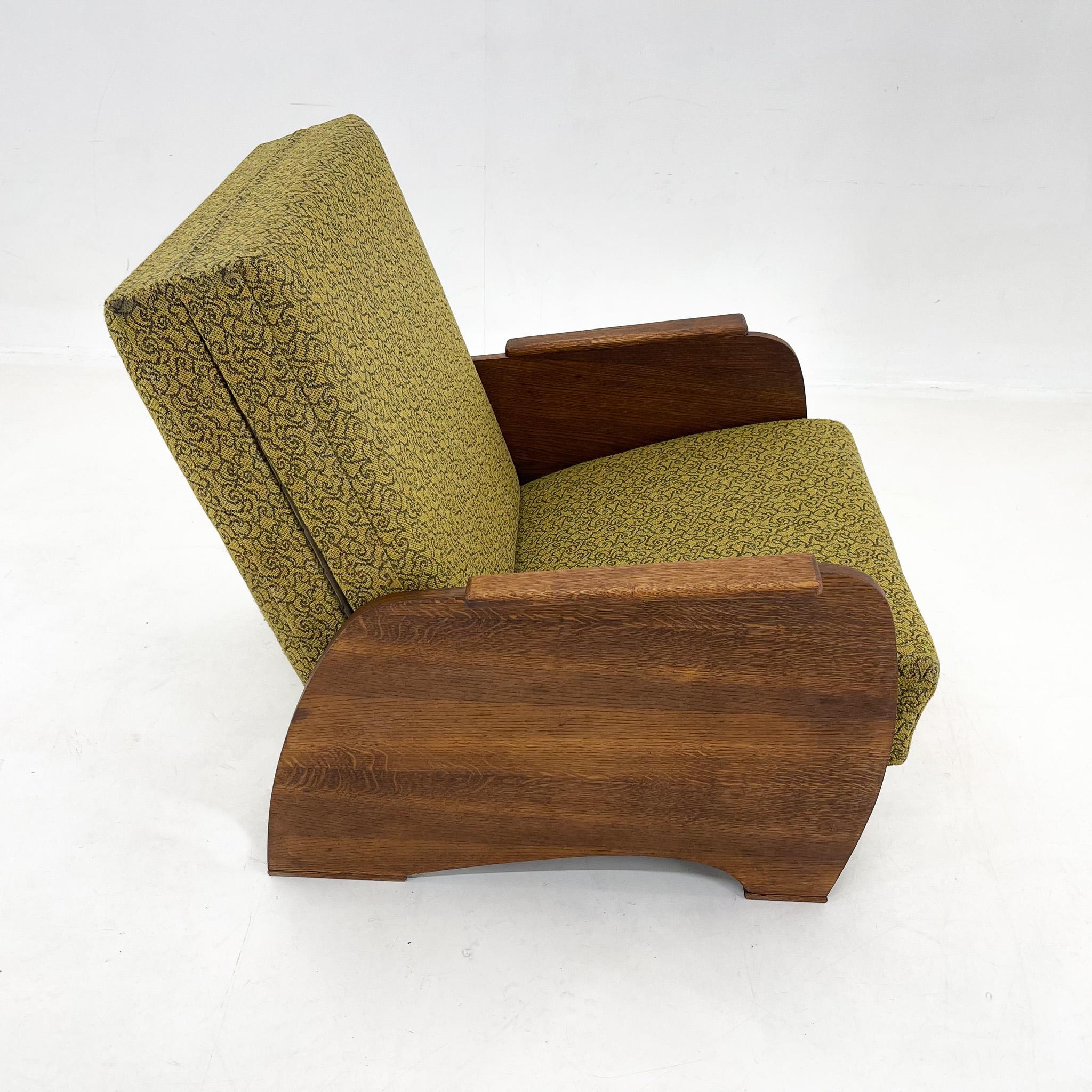 1960s Armchair Convertible to Daybed, Czechoslovakia / 2 Pieces Available In Good Condition For Sale In Praha, CZ