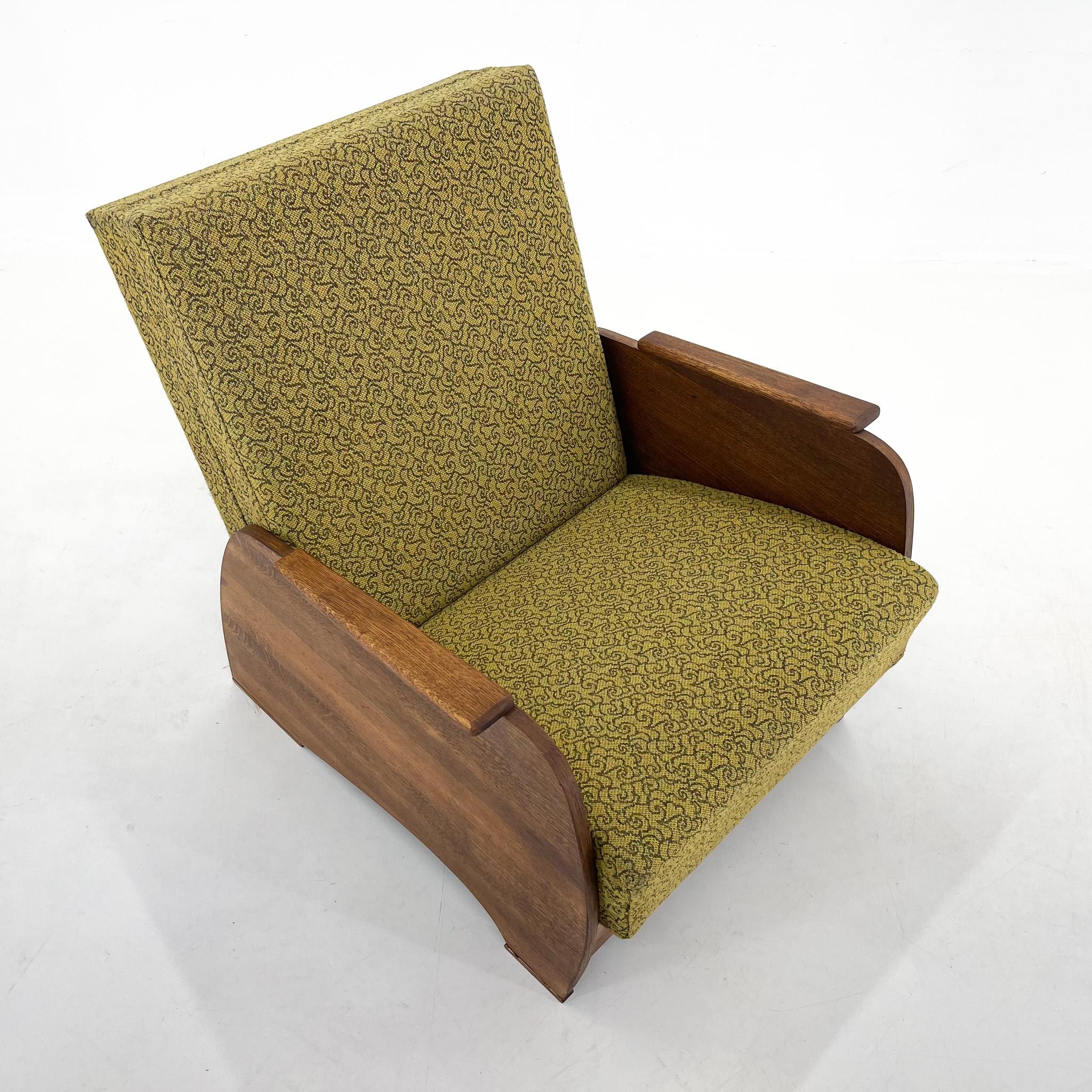1960s Armchair Convertible to Daybed, Czechoslovakia / 2 Pieces Available For Sale 3