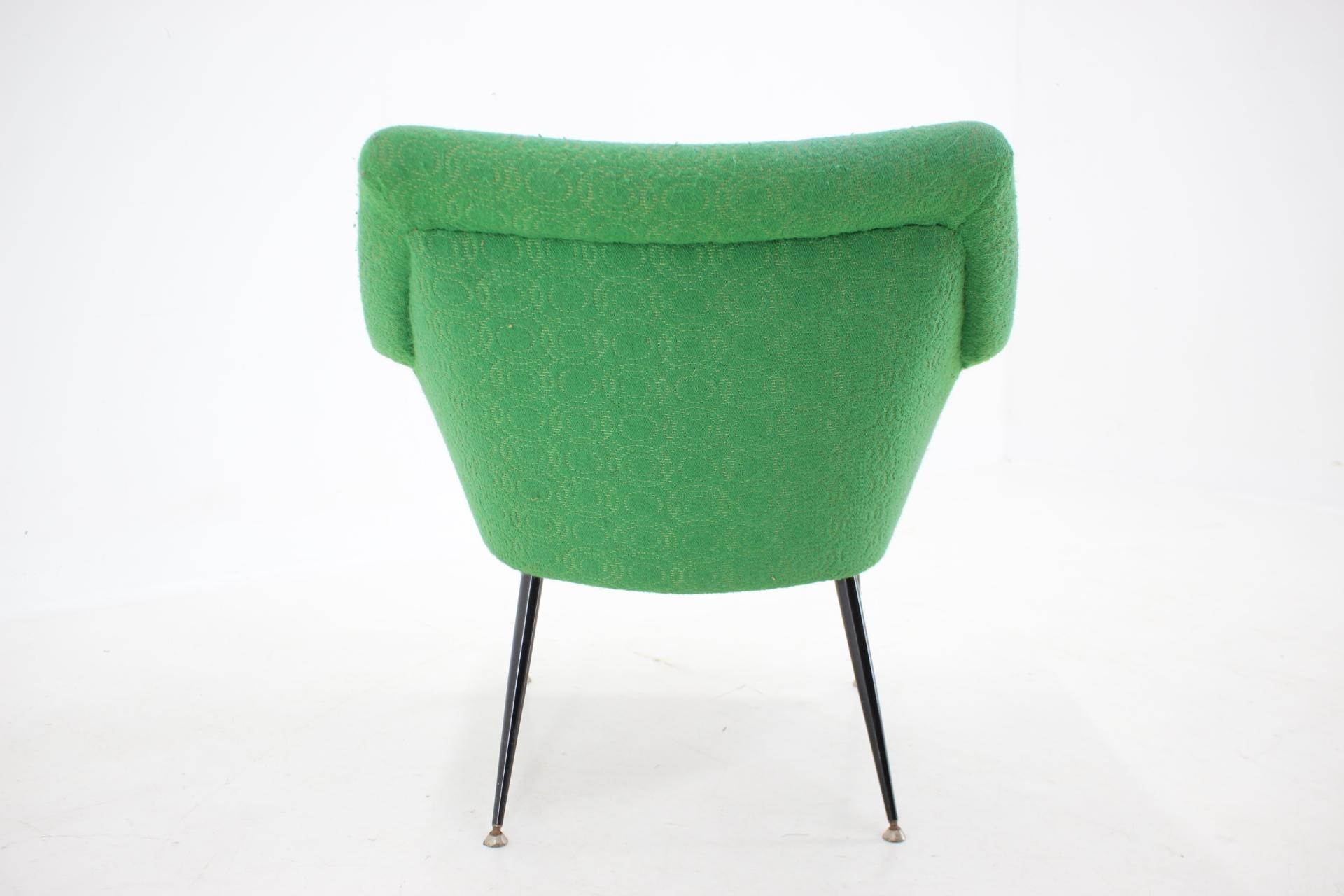 Fabric 1960s Armchair, Italy For Sale