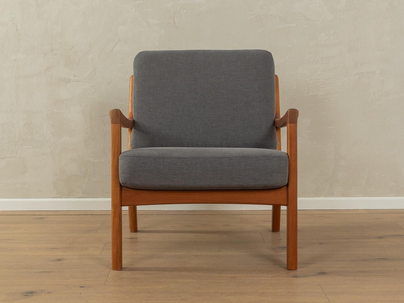 Mid-Century Modern 1960s Armchair, Ole Wanscher