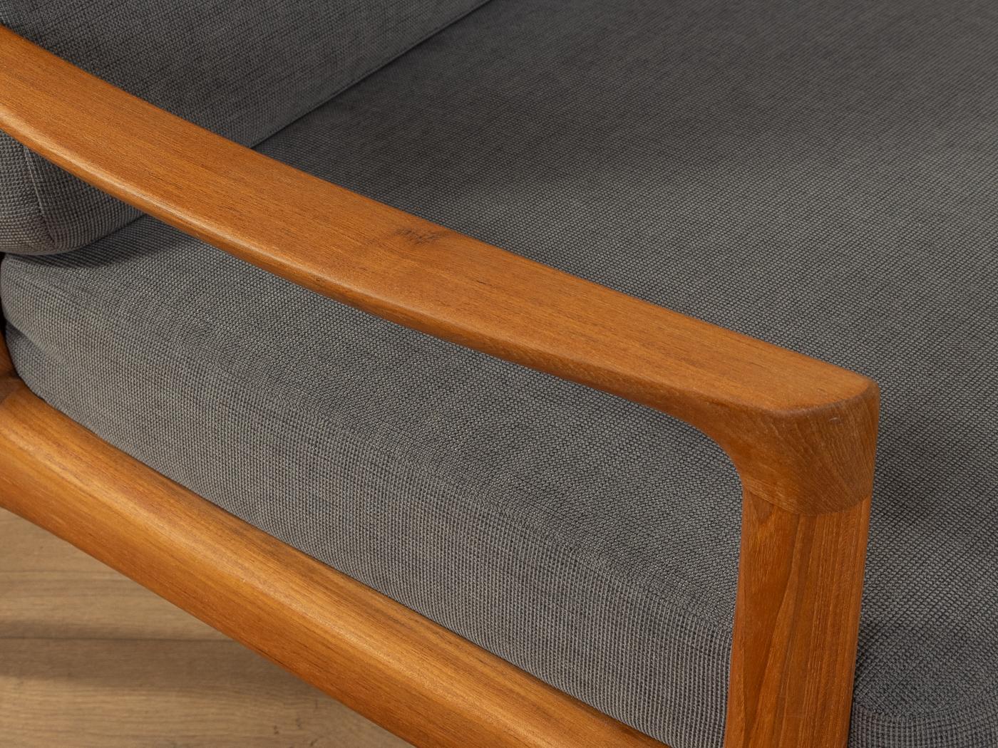 Fabric 1960s Armchair, Ole Wanscher
