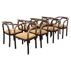 1960's Armchairs by Antonin Suman for Ton, Set of Eight