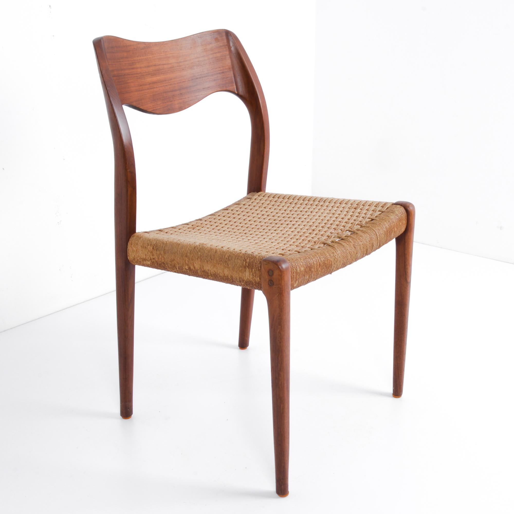 Mid-20th Century 1960s Arne Hovmand-Olsen Captain’s Chair For Sale