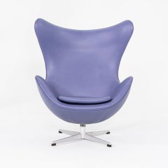 1960s Arne Jacobsen for Fritz Hansen Egg Lounge Chair in Purple