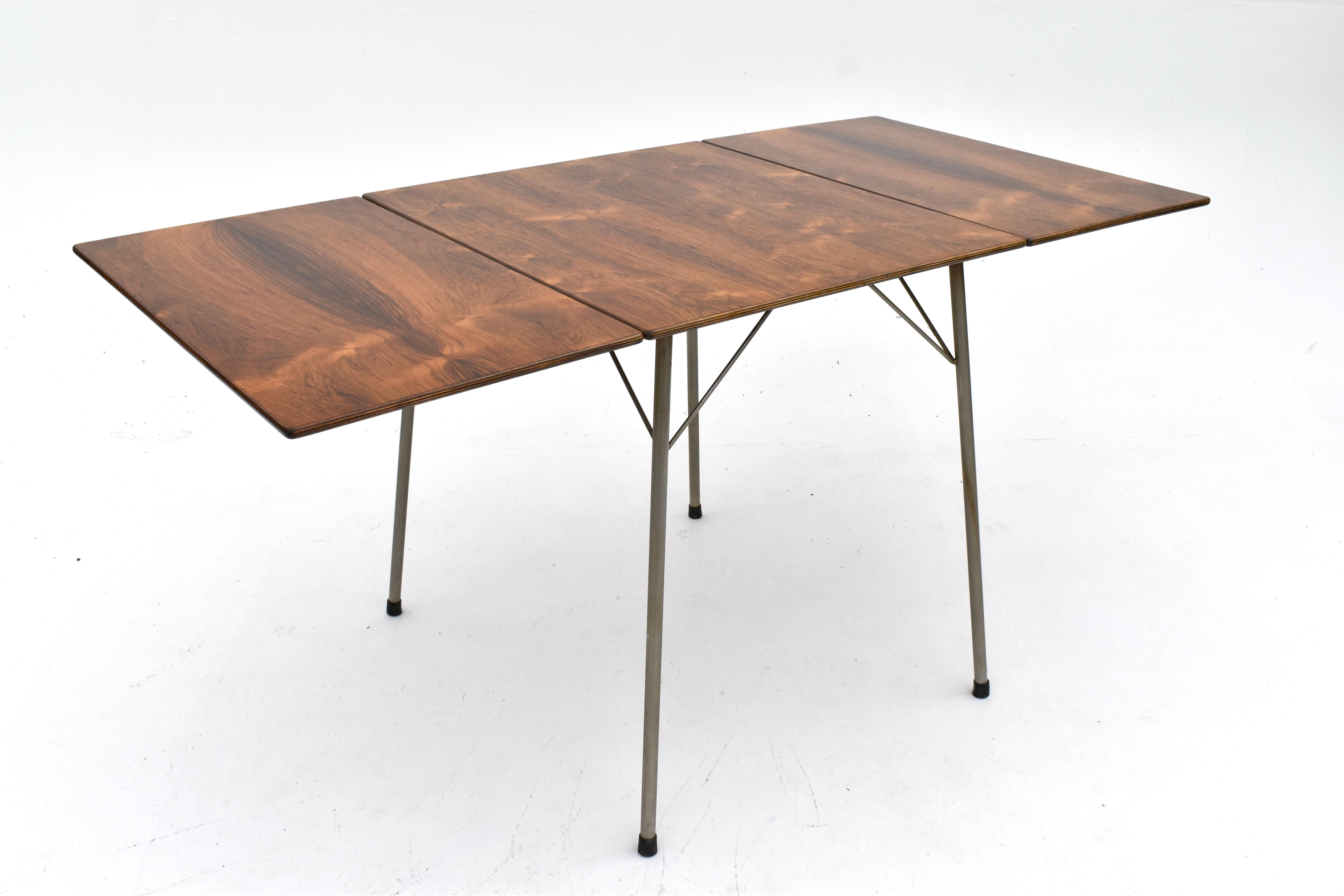 1960s Arne Jacobsen Rosewood Dining Table For Fritz Hansen en vente 7