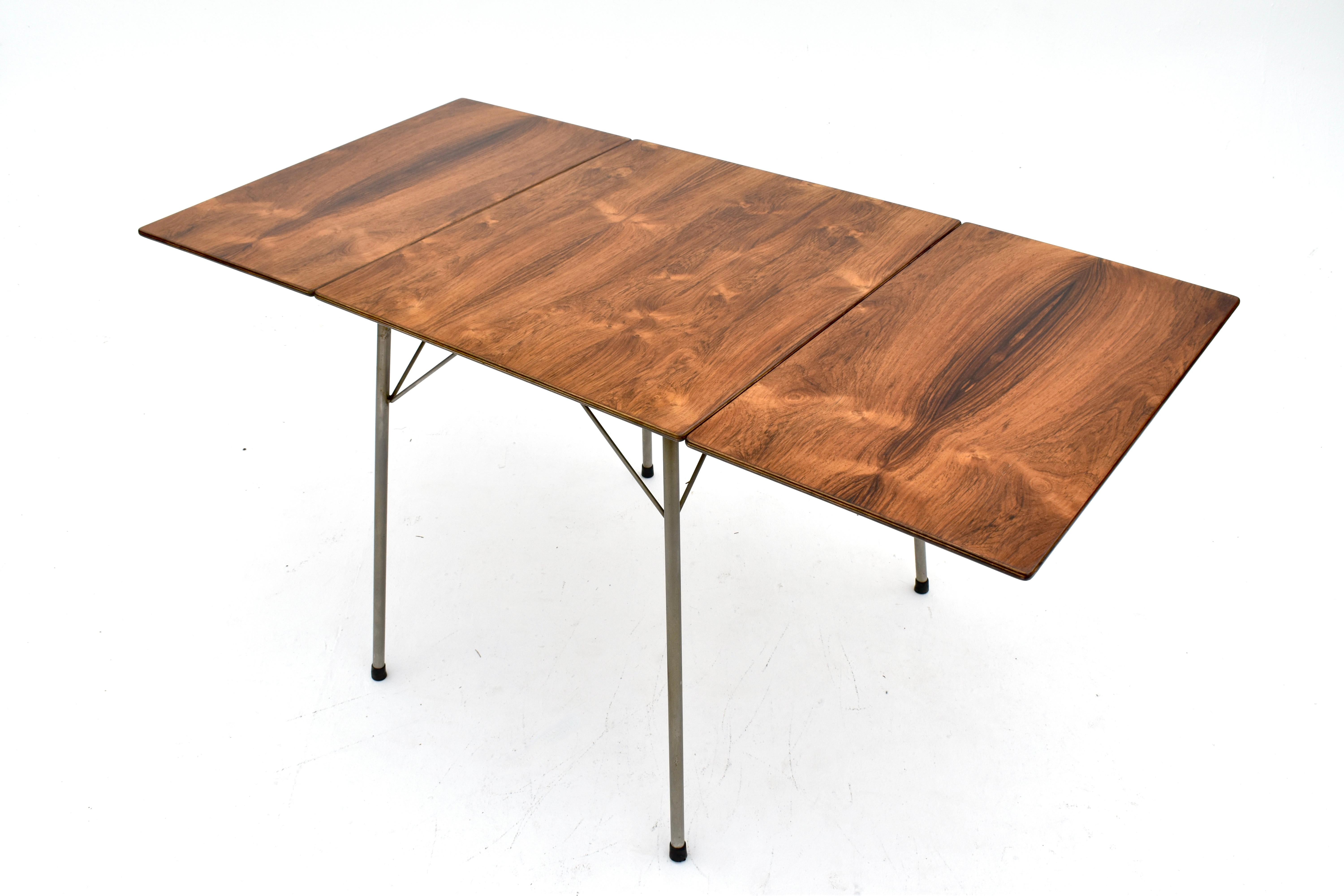 1960s Arne Jacobsen Rosewood Dining Table For Fritz Hansen en vente 11