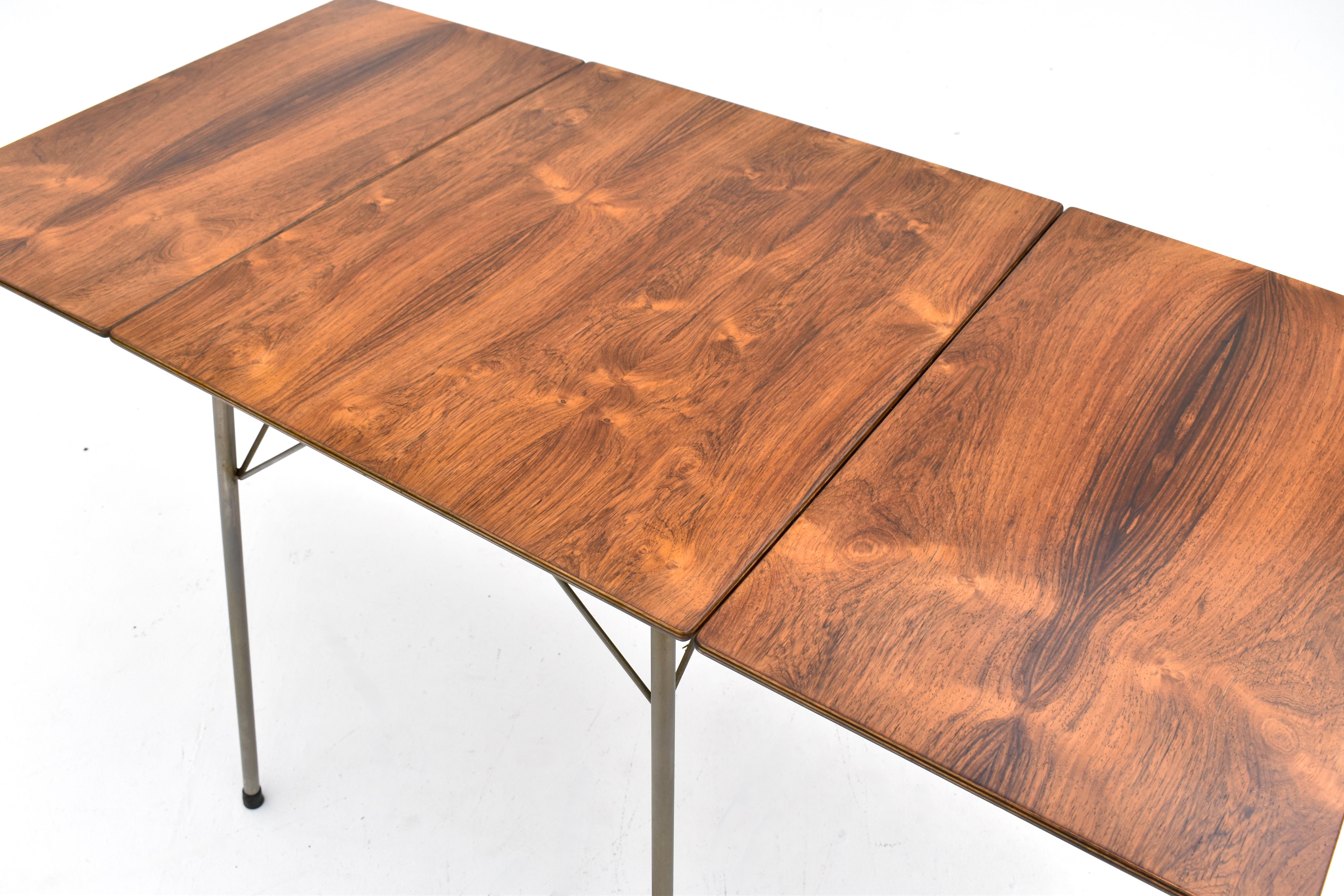 1960s Arne Jacobsen Rosewood Dining Table For Fritz Hansen en vente 12