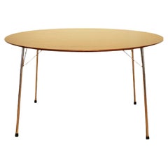 Arne Jacobson Model 3600 Rosewood Round Dining Table for Fritz Hansen, 1960's