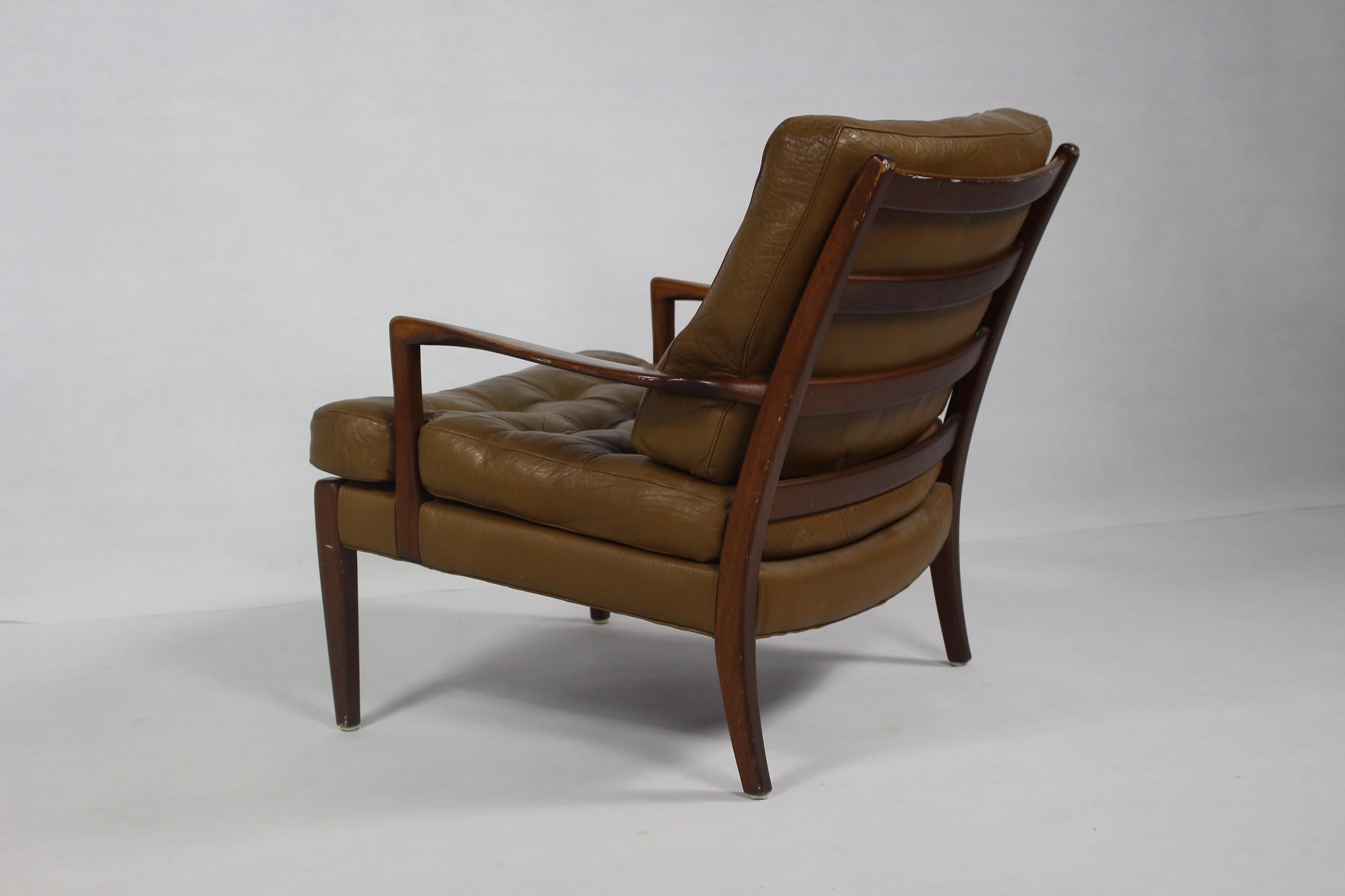 1960s Arne Norell Lounge Chair, Sweden 6