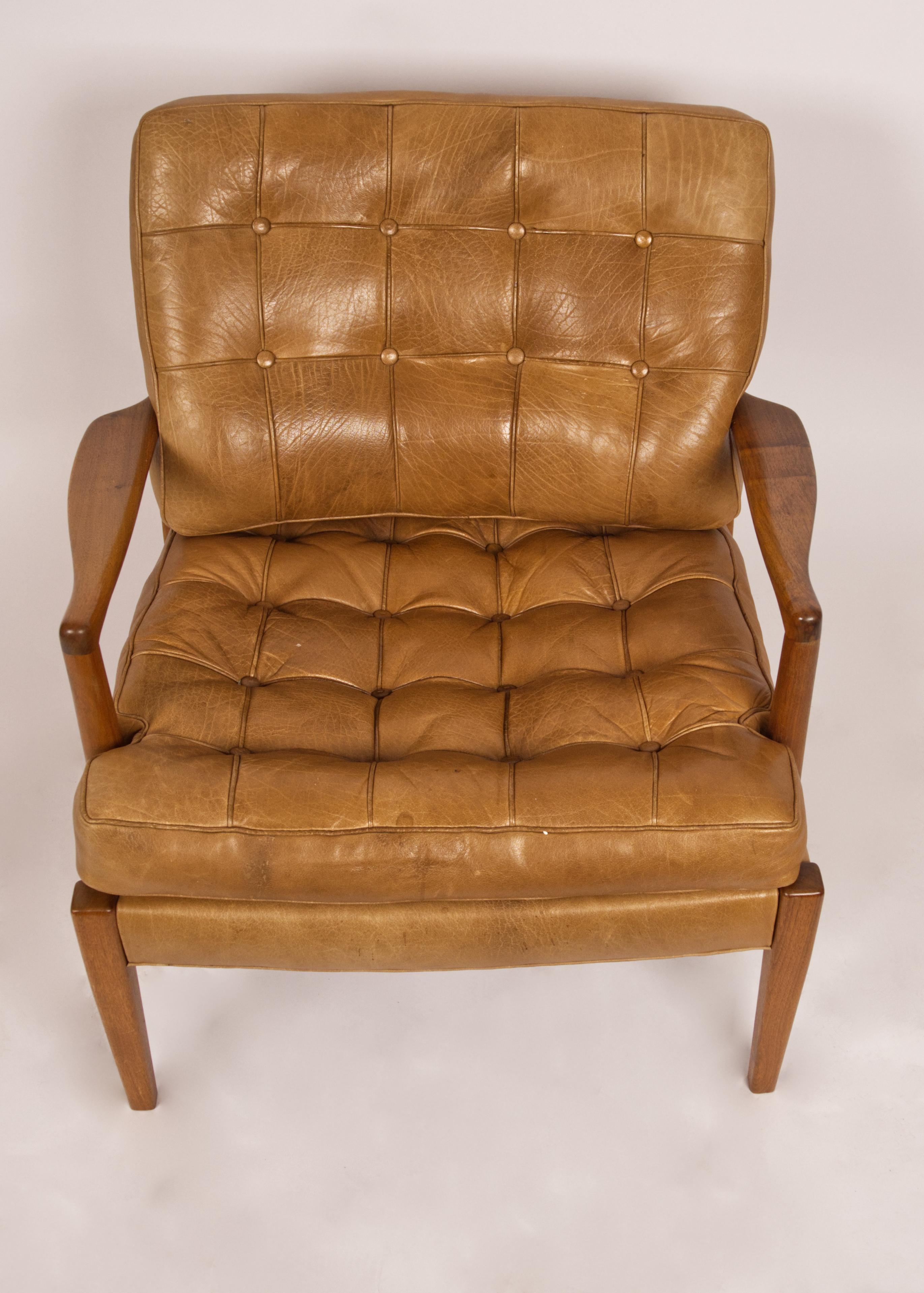 An Orche leather armchair named 