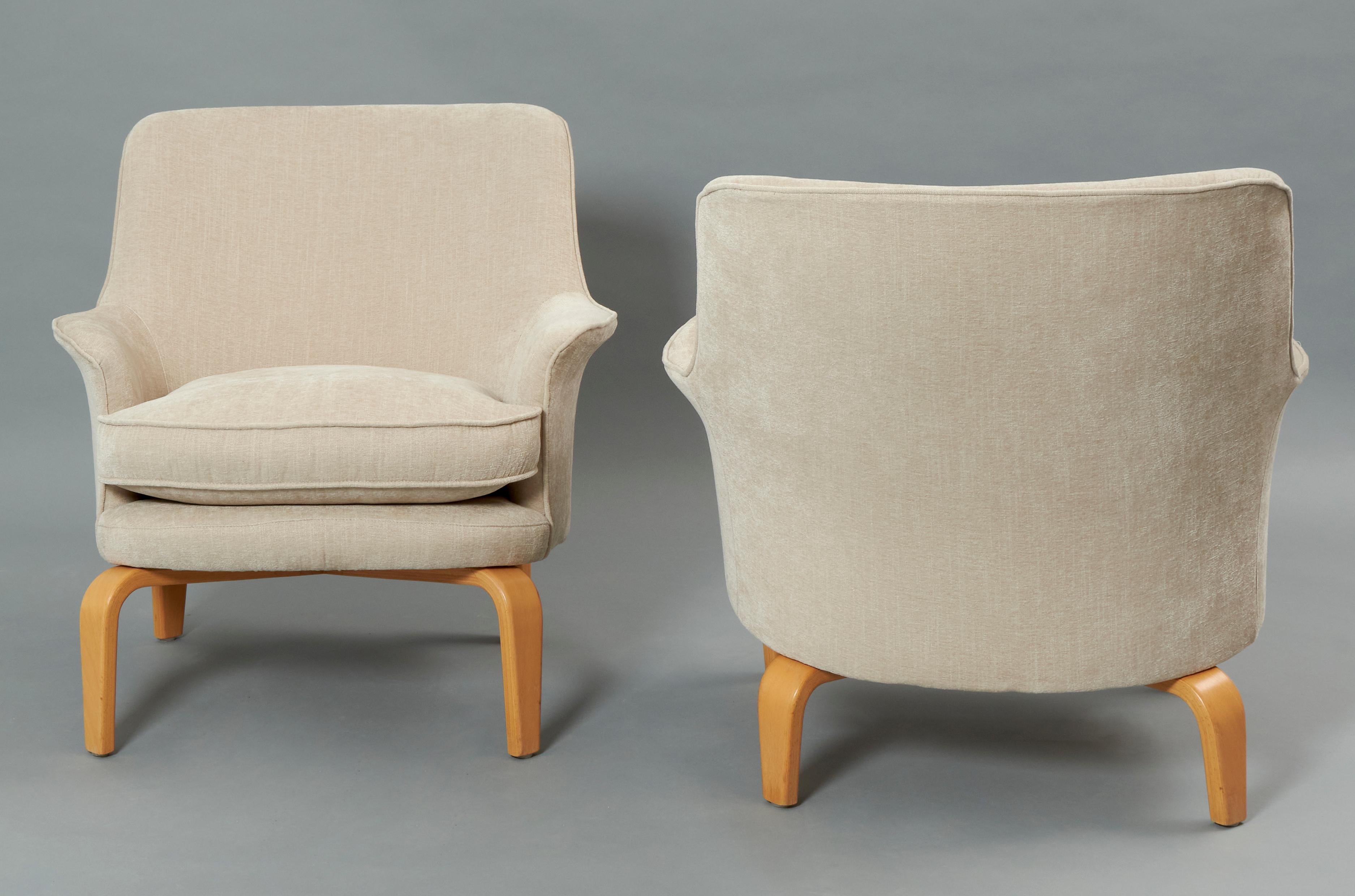 Mid-Century Modern 1960s Arne Norell ‘’Pilot’’ Armchairs For Sale