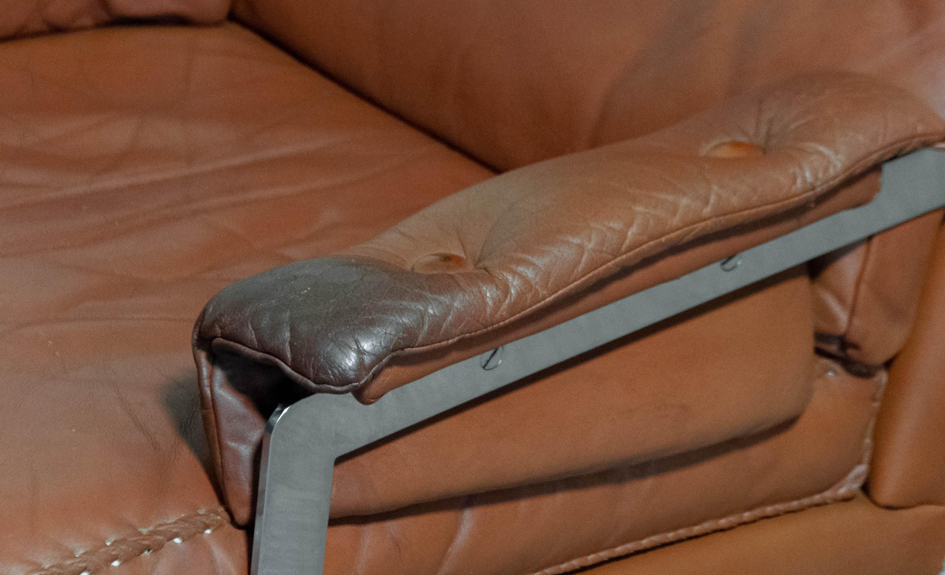 Mid-20th Century 1960s Arne Norell Swivel Lounge Chair for Vatne, Norway For Sale