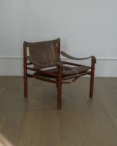 Sedia Safari di Arne Norrell del 1960 di Norell Möbels AB, Svezia