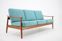 1960s Arne Vodder 3-Seat Sofa for France & Søn, Denmark