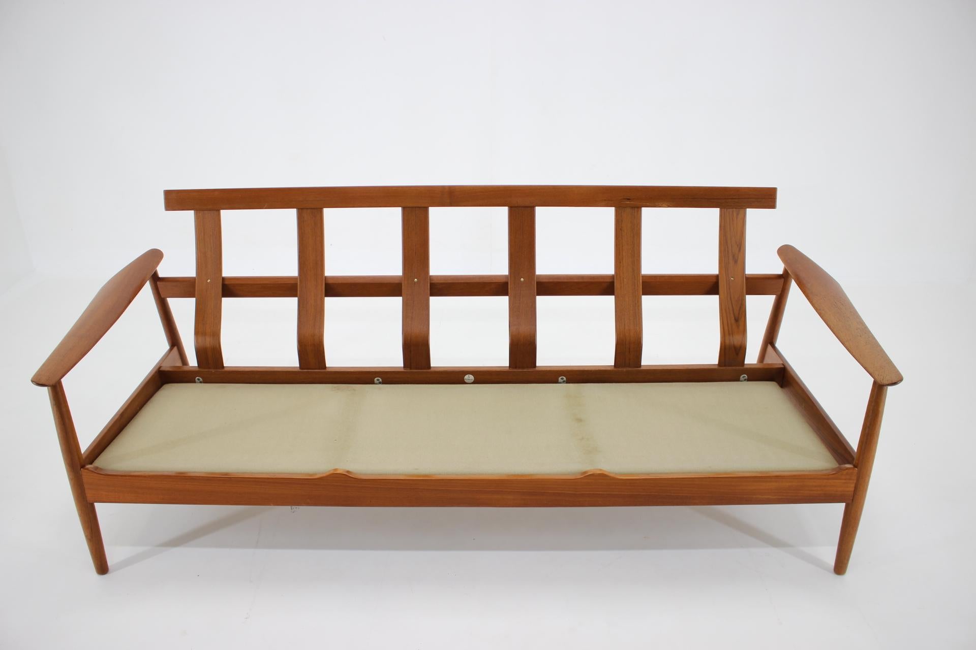 Mid-20th Century 1960s Arne Vodder 3-Seat Sofa for France & Søn, Denmark For Sale