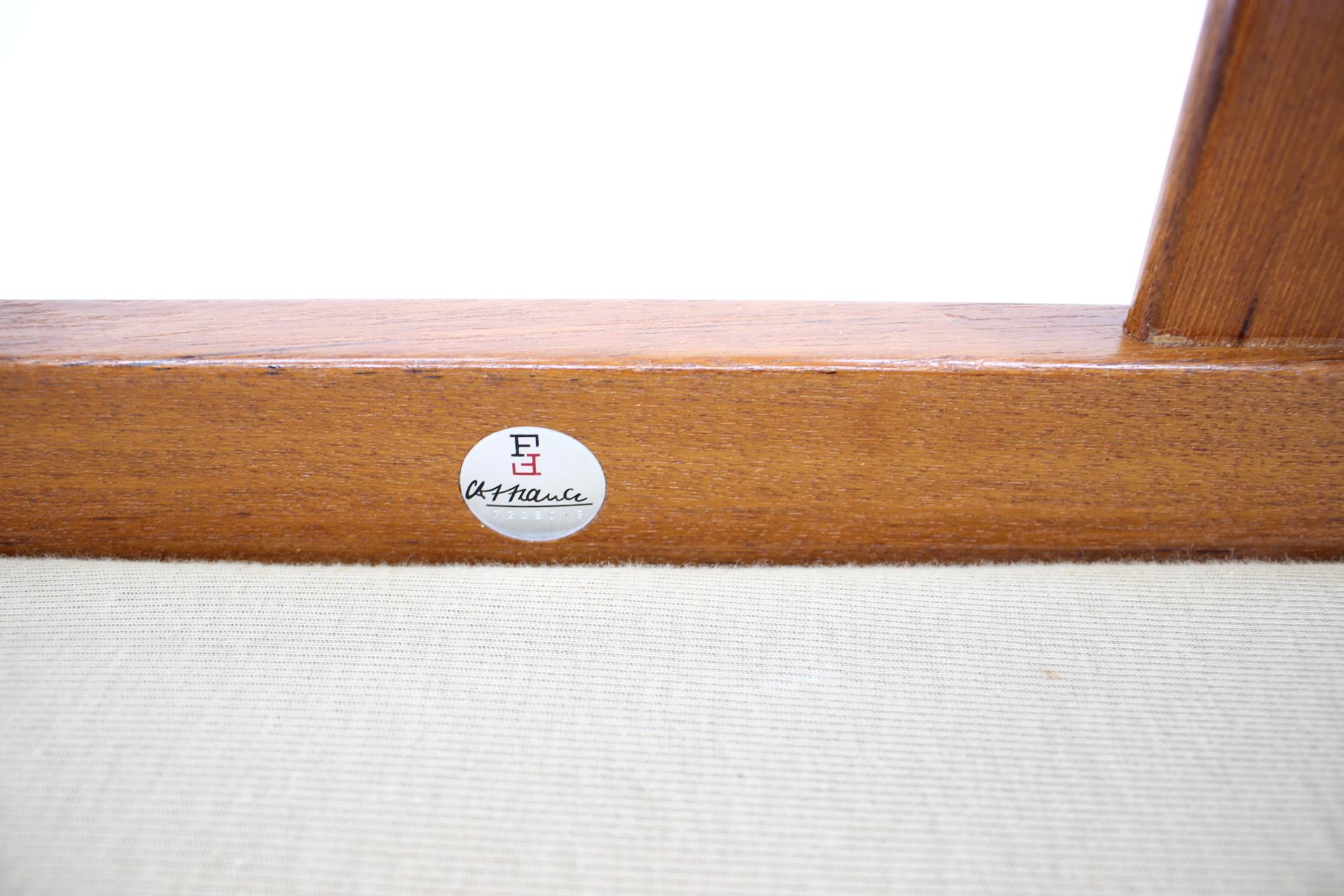 Fabric 1960s Arne Vodder 3-Seat Sofa for France & Søn, Denmark For Sale