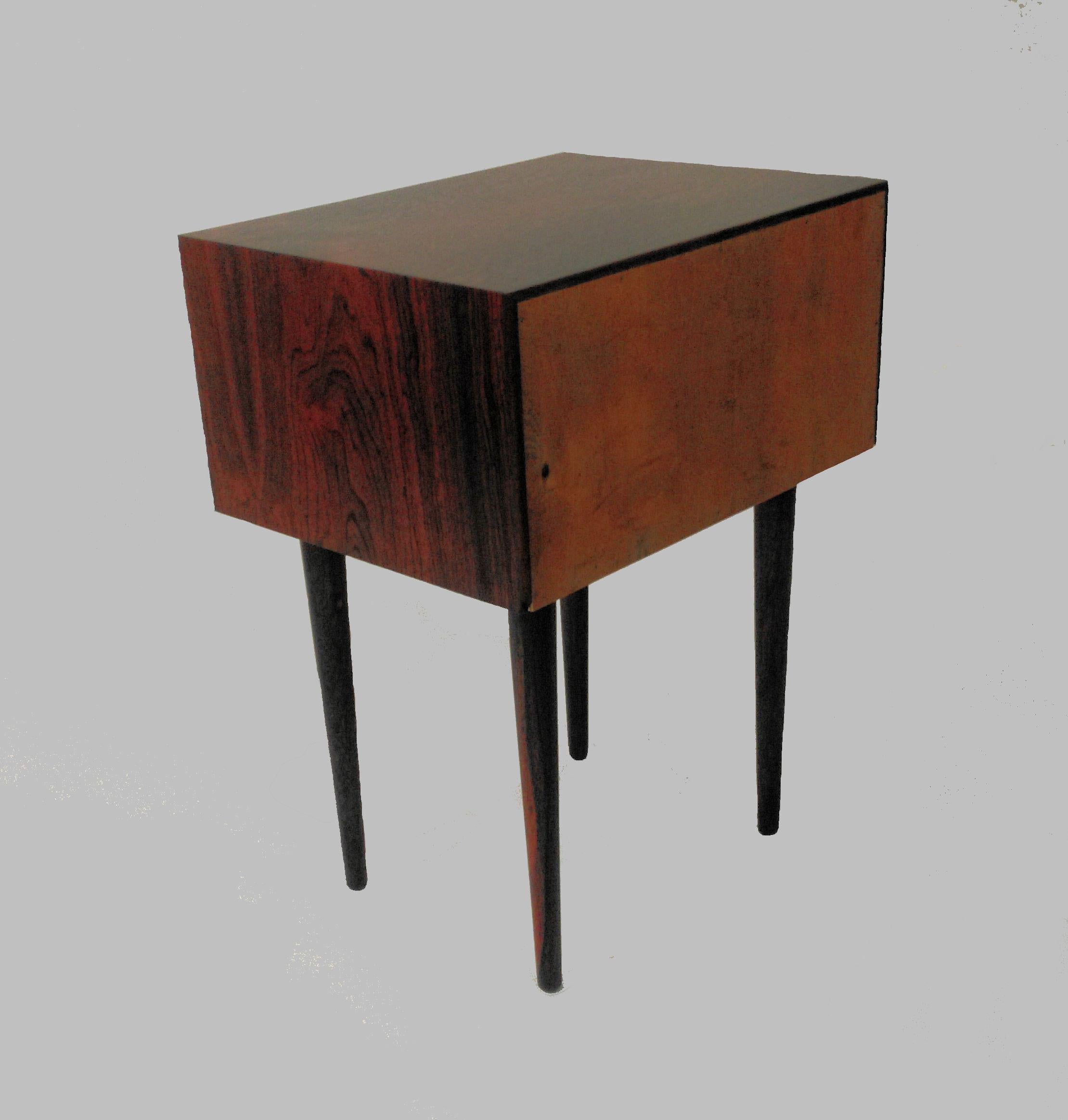 Danish 1960s Arne Vodder Attributed Night Stands in Rosewood