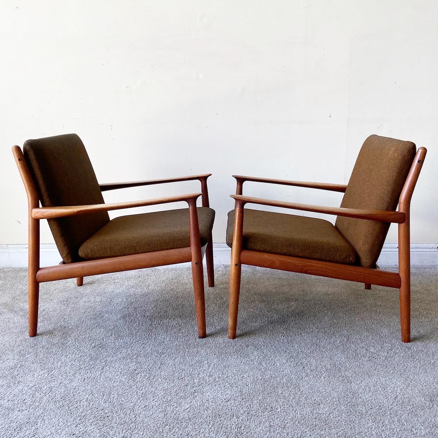 1960s Arne Vodder Mid-Century Modern Sofa with Chairs for Glostrup Mobelfabrik 4