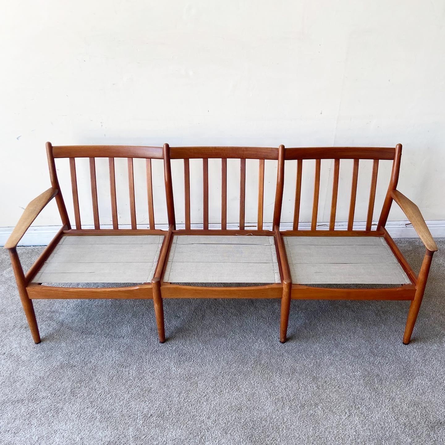1960s Arne Vodder Mid-Century Modern Sofa with Chairs for Glostrup Mobelfabrik In Good Condition In Delray Beach, FL