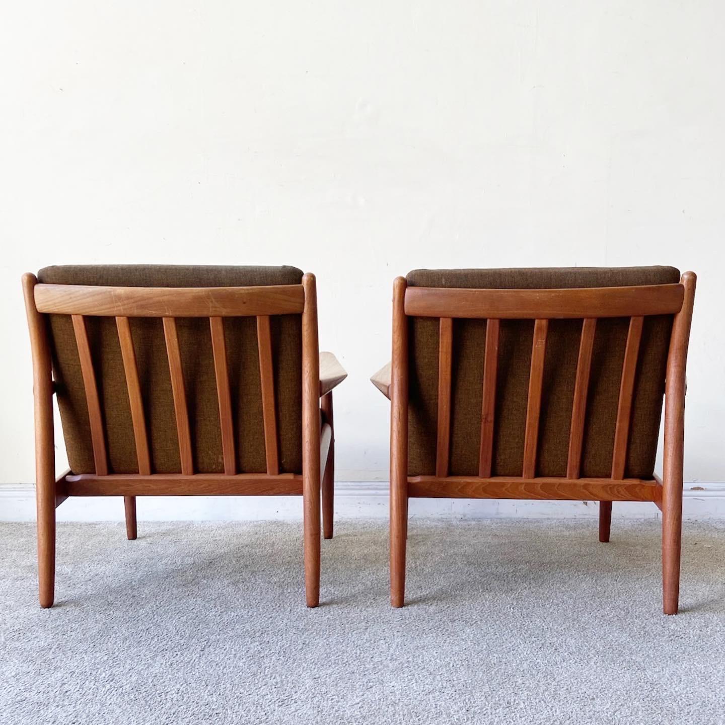 1960s Arne Vodder Mid-Century Modern Sofa with Chairs for Glostrup Mobelfabrik 3
