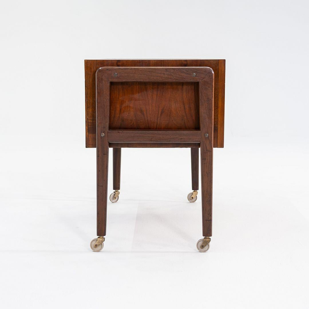 Armadio a rotelle o cassettiera da cucito in teak di Arne Vodder del 1960 in vendita 1